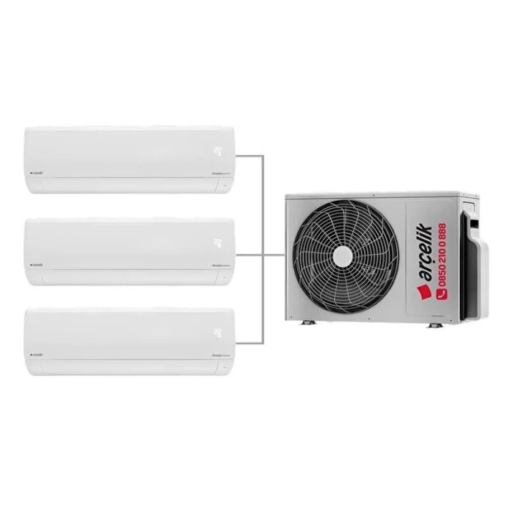 Arçelik 1+3 Multi Sistem Duvar Tipi Inverter Klima 12+18