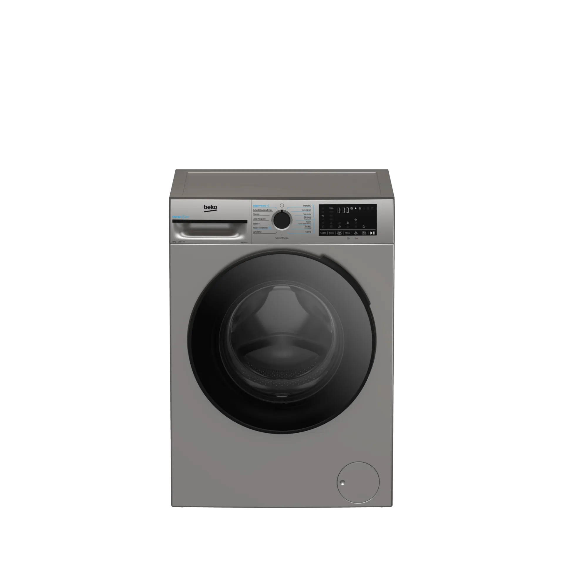 CMX 10120 S Gümüş 10 Kg Çamaşır Makinesi