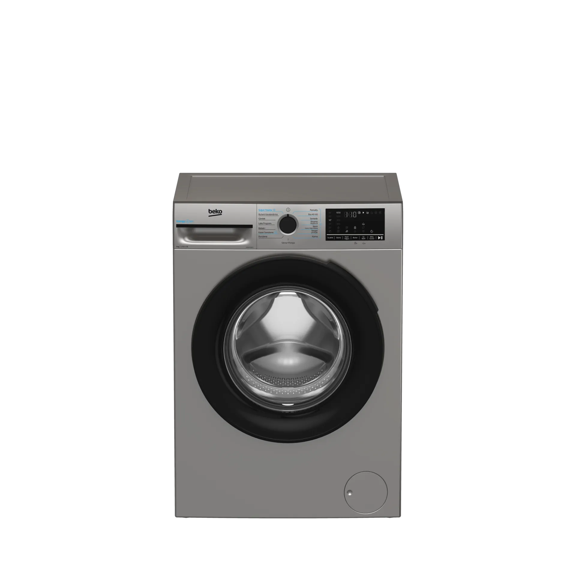 CMXD 9120 S Gümüş 9 Kg Çamaşır Makinesi
