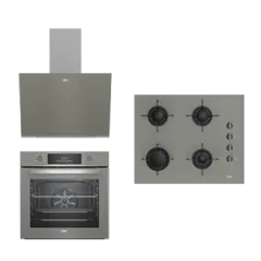MANHATTAN GRİ BUHAR DESTEKLİ CAM ÇEYİZ SET